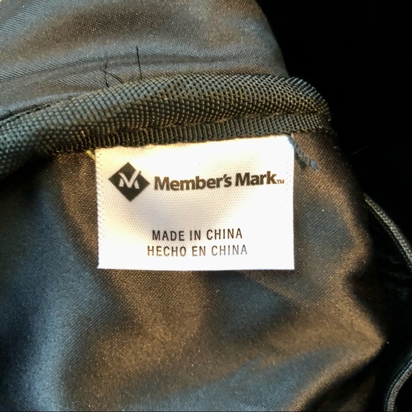 NWT Black & White Zebra Quilted Fabric Carry On Duffle by Member’s Mark - Picture 10 of 15